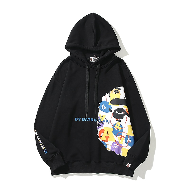 The BAPE 21SS ABC a Double Hoodie in Blue/Pink – A Harmonious Blend of Style and Comfort:
